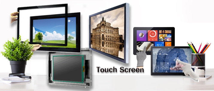 PCAP, SAW and Resistive Touch Screens